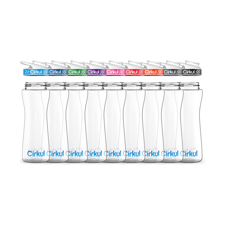 22oz. Plastic Bottle & Comfort Grip Lid H9